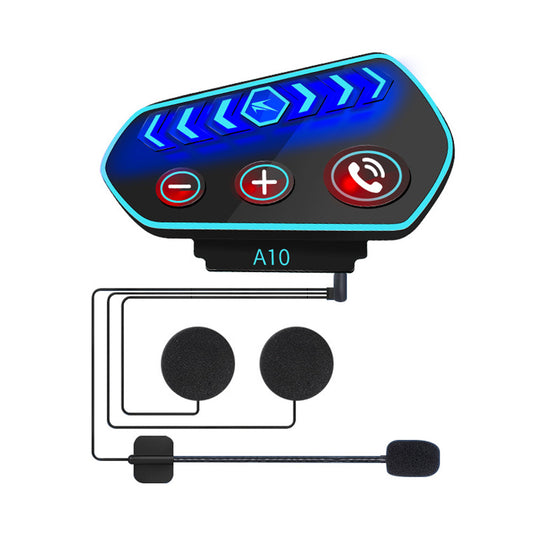 Bluetooth 5.0 Wireless Motorcycle Helmet Headset Intercom Motorbike Headphone Suitable For All Helmets