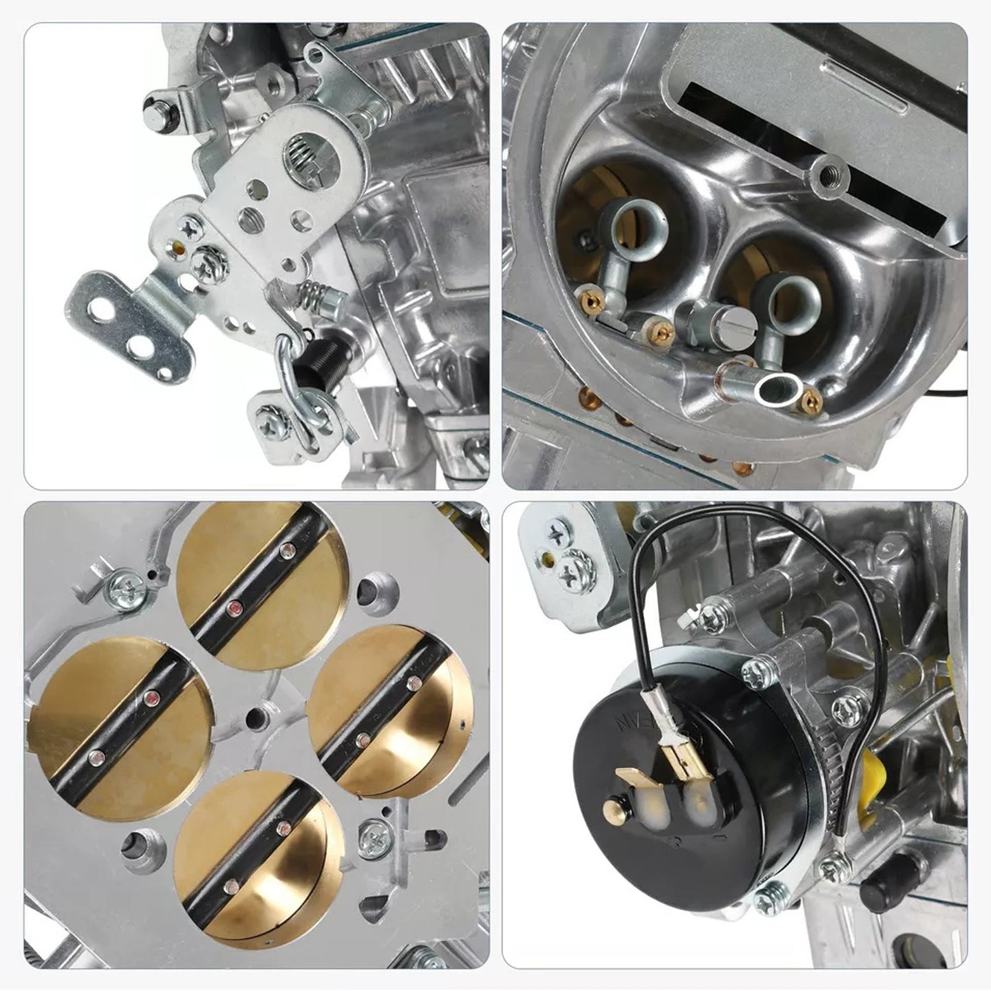 4 Barrel 650 CFM Double-Pumper Carburetor With Electric Choke Suitable For BR-67255