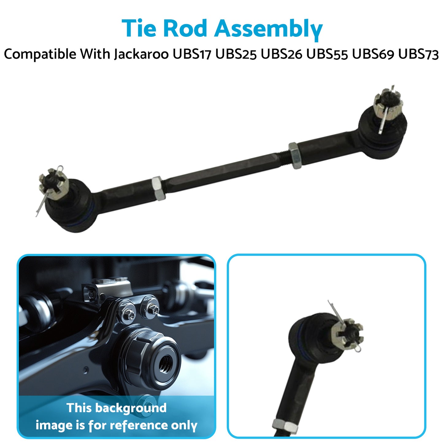 {{ Tie Rod Assembly Suitable for Jackaroo UBS17 UBS25 UBS26 UBS55 UBS69 UBS73 88-04 }} - Buy Car Parts Online at {{ Kaka Auto Parts }}.