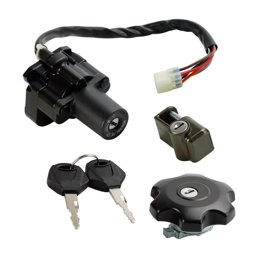 Ignition & Fuel Cap Seat Lock Set Suitable For Suzuki DR650 / DR650SE 1996-2022
