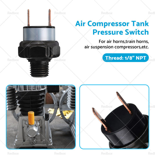 1 8inch NPT end Air Compressor Pressure Tank Control Switch Off 90-120 PSI