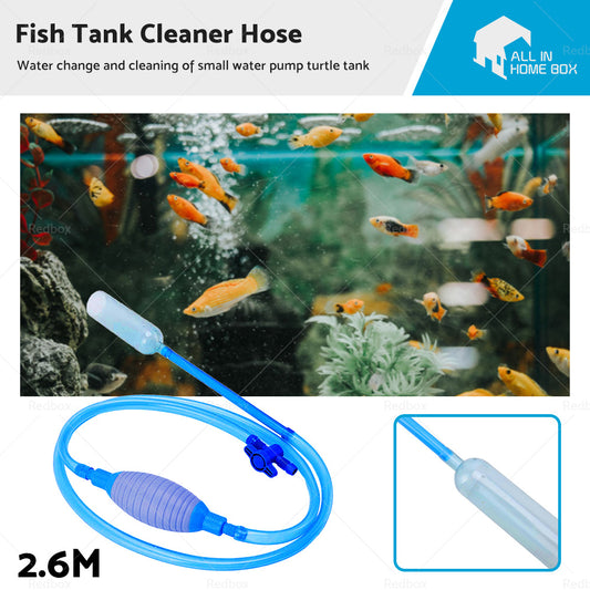 Large Aquarium Fish Tank Gravel Cleaner Syphon Vacuum Water Changer Siphon Hose