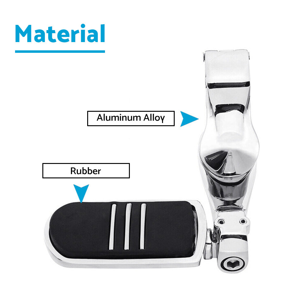 Motorcycle Highway Foot Pegs Suitable For Harley Davidson Street Glide & Road Glide
