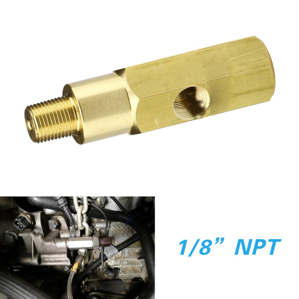 Oil Pressure Gauge Adapter 1/8-Inch NPT Male & Female Thread Suitable For Various Applications