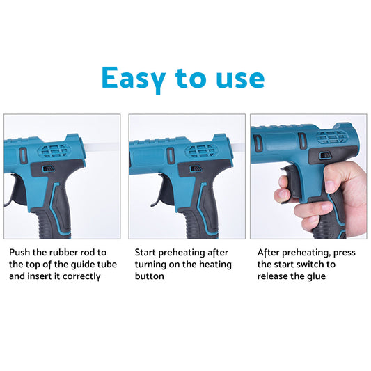 Suitable for Makita 18V Battery Cordless Hot Glue Gun 2PCS 11mm Glue Stick DIY