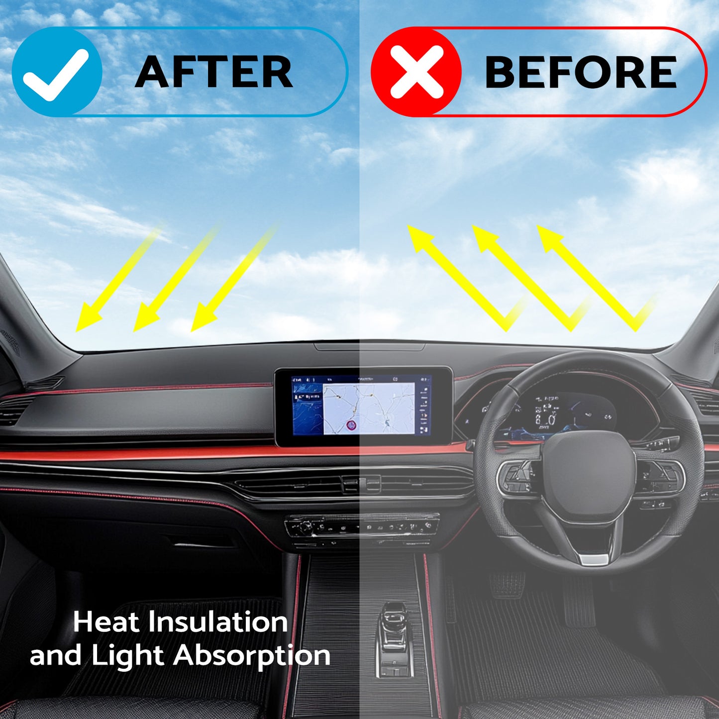 Non-Slip Dash Mat Suitable For GWM Cannon Cannon-L Cannon CC Cannon-L CC 2021-2025