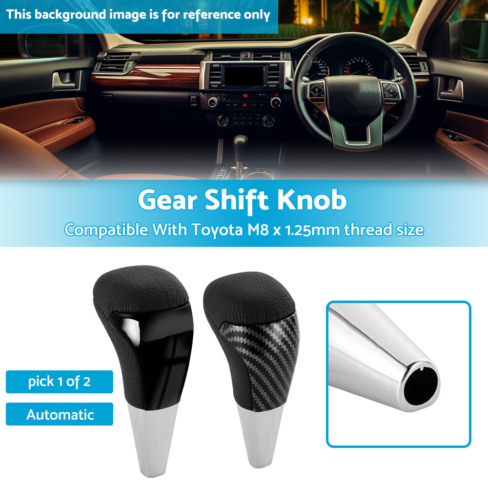 {{ Automatic Car Gear Stick Shift Knob Suitable For Toyota M8 x 1. 25mm thread size }} - Buy Car Parts Online at {{ Kaka Auto Parts }}.
