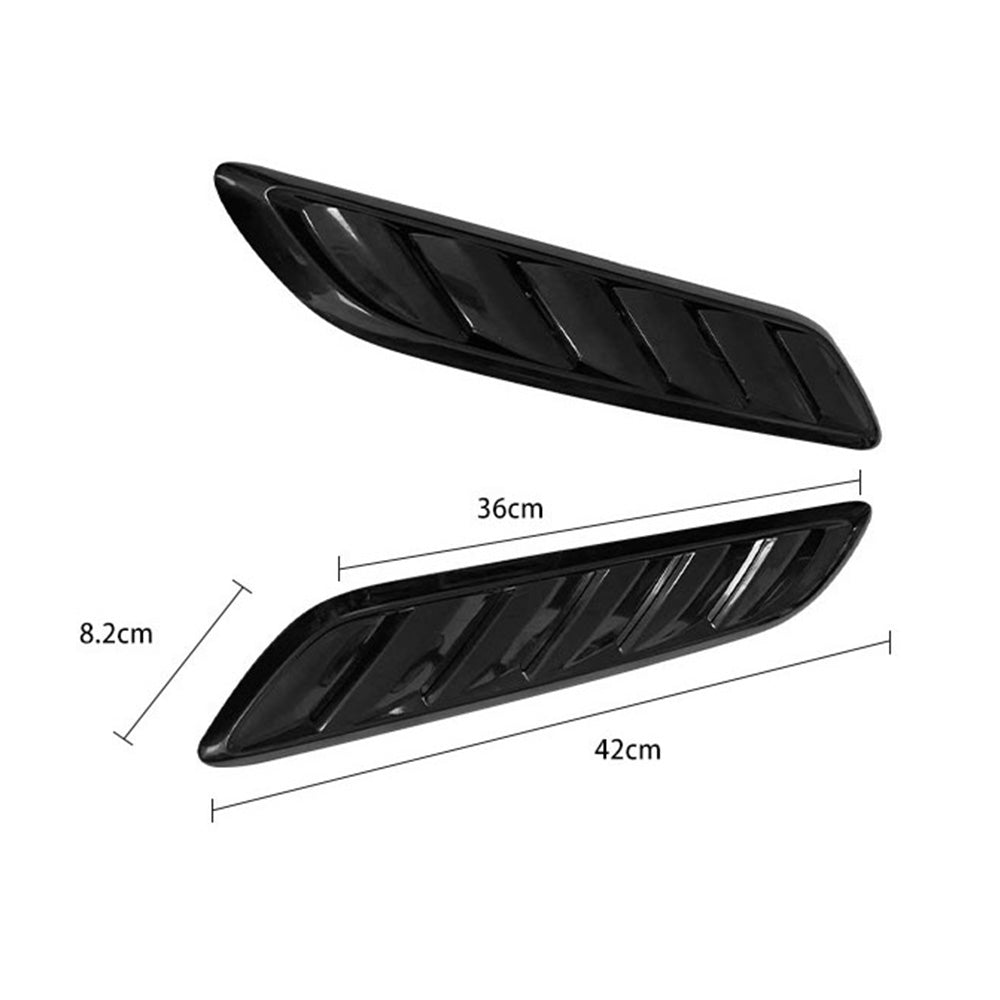 {{ Gloss Black Bonnet Vents Suitable For Holden Commodore VF S SS SSV SV6 Redline }} - Buy Car Parts Online at {{ Kaka Auto Parts }}.
