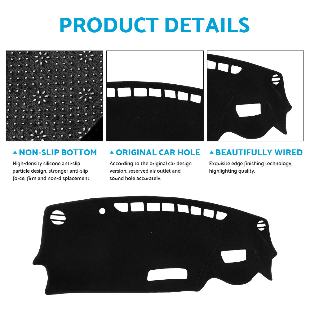 Non-Slip Dash Mat Suitable For Mazda CX3 CX-3 2015-New With HUD Dashboard Cover