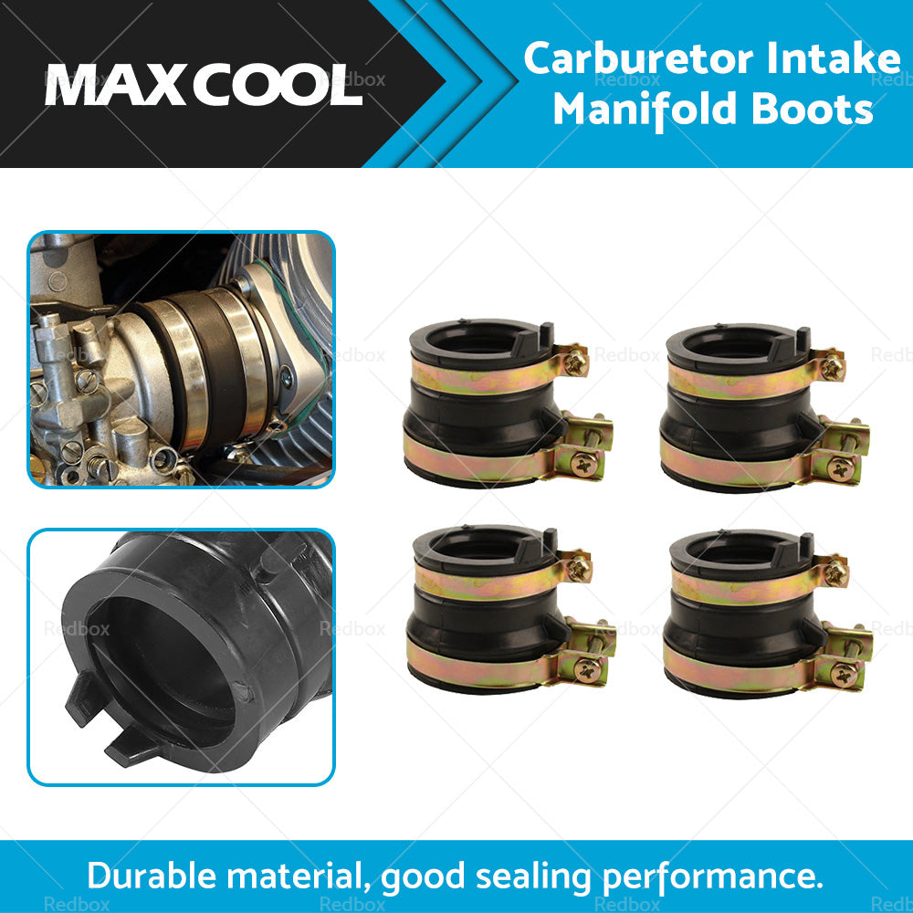 {{ 4x Carburetor Intake Manifold Boots For Honda CBR250 MC22 MC19 CB400 NC31 }} - Buy Car Parts Online at {{ Kaka Auto Parts }}.