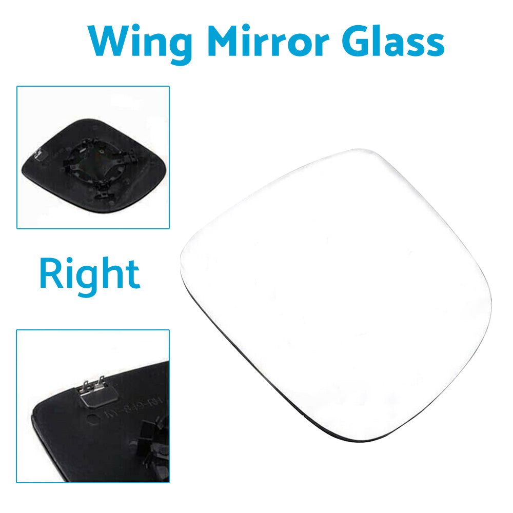 Right Side Mirror Glass Suitable For VW Amarok 2010-2018 With Heated Convex Base