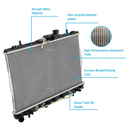Radiator Suitable For Hyundai Excel/Accent X3 1.5i Petrol G4EK 1994-2000 – Auto & Manual