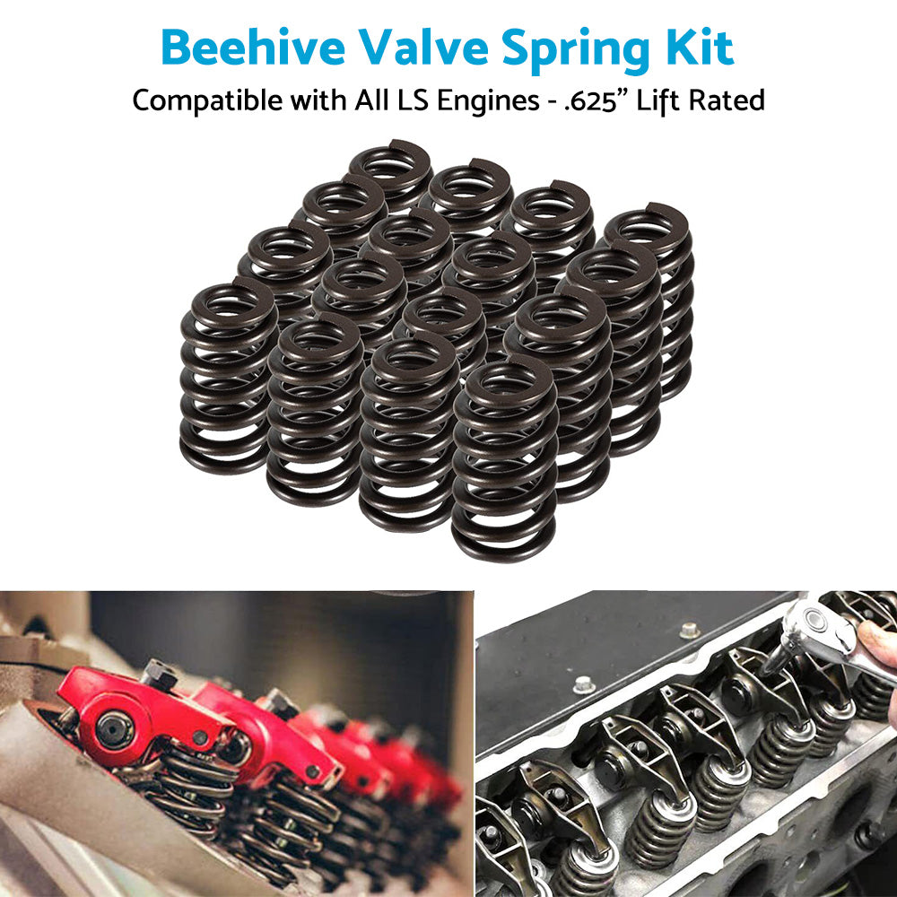 Beehive Valve Spring Kit Suitable For LS Engines Up To 0.625 Inch Lift Rated