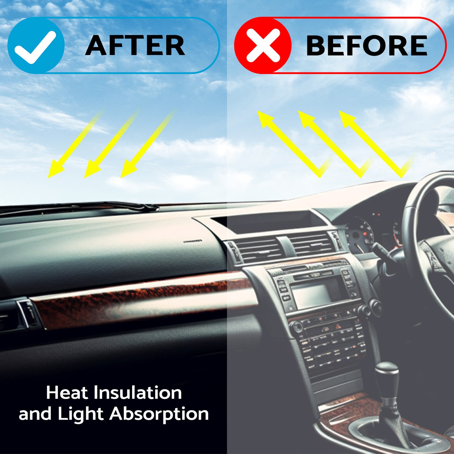 Dash Mat Cover Suitable For Honda Accord Euro CL9 2003-2008 No Sat Nav