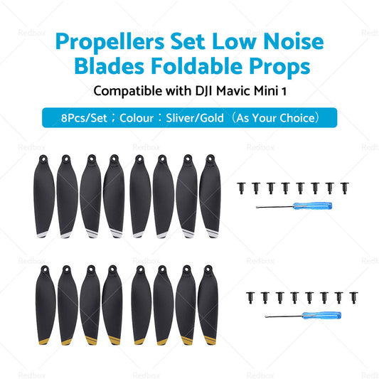 8x Foldable Low-Noise Propeller Blades Set Suitable For DJI Mavic Mini 1