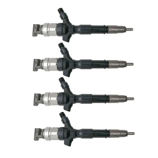 4x Diesel Fuel Injector Suitable For Toyota Hilux & Fortuner KUN26 1KD-FTV D4D 3.0L