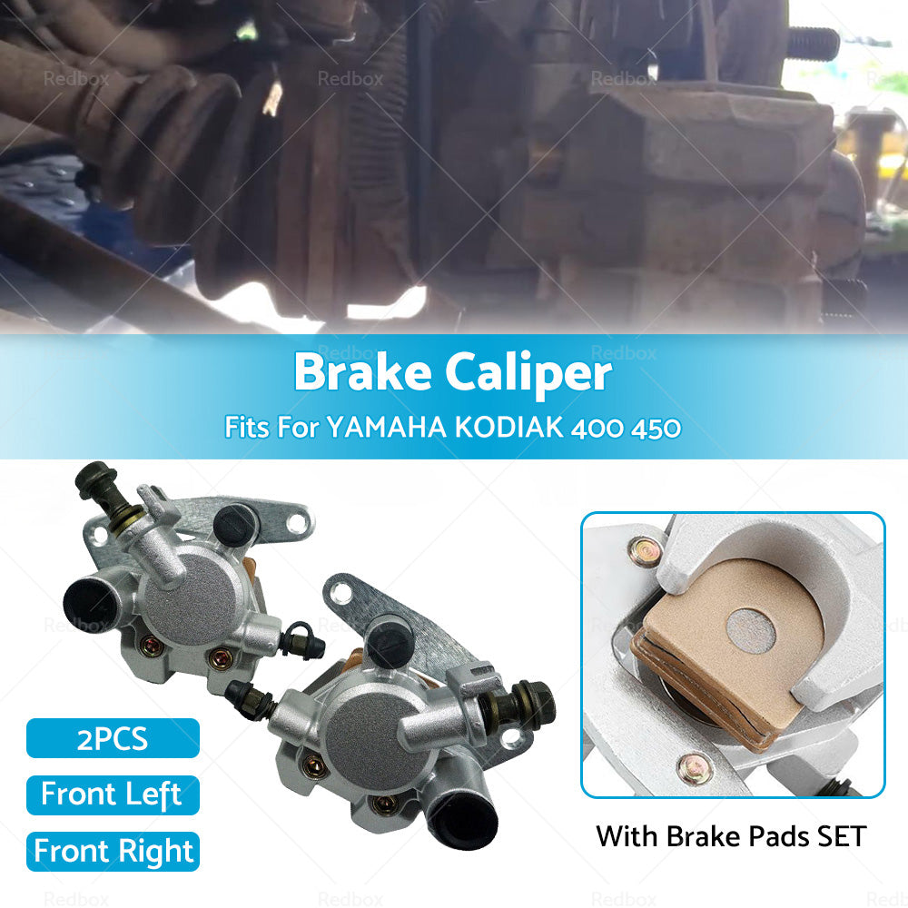 {{ Front LeftRight BRAKE CALIPER with Brake Pads Set Fit For YAMAHA KODIAK 400 450 }} - Buy Car Parts Online at {{ Kaka Auto Parts }}.