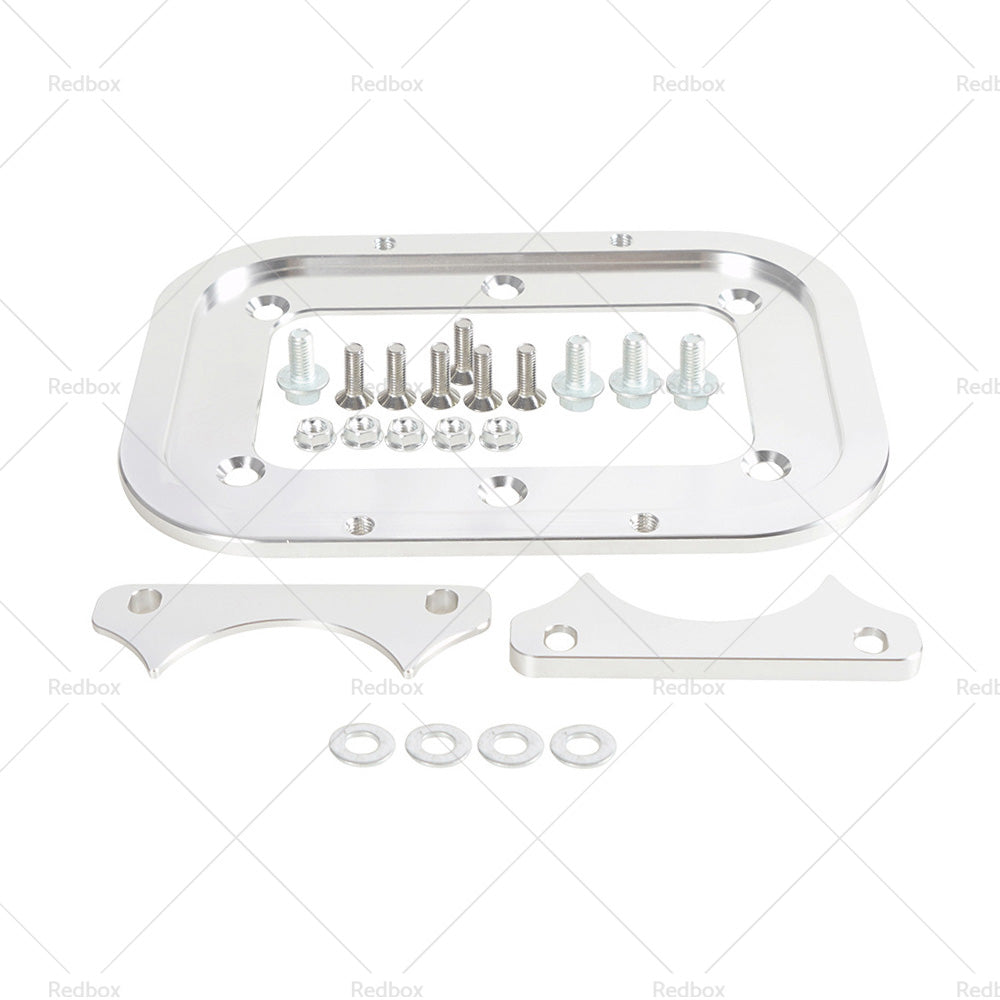 {{ Billet Aluminum Battery Relocation Tray Hold Down Mount For 34 or 78 Optima Battery }} - Buy Car Parts Online at {{ Kaka Auto Parts }}.