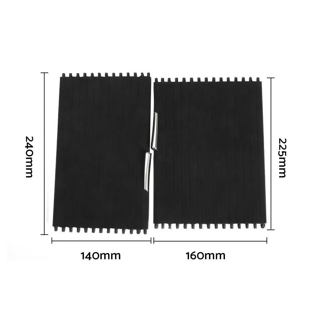 Console Cup Holder Roller Blind Cover Kit Suitable For BMW X5 E70 X6 E71 2007-2014