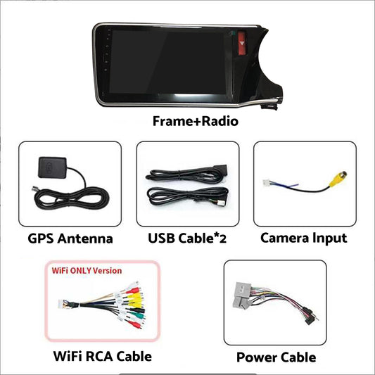 13 Wireless Head Unit Stereo Radio Suitable For Honda City 2014+ Android 13 Carplay