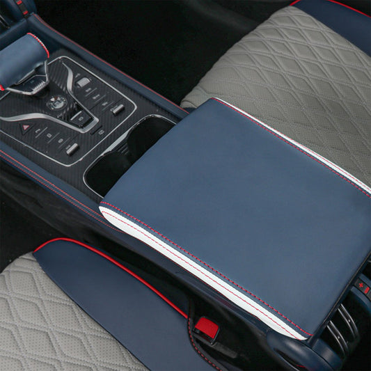 Car Interior Center Console Leather Armrest Mat Cover Suitable For BYD ATTO 3 2022-