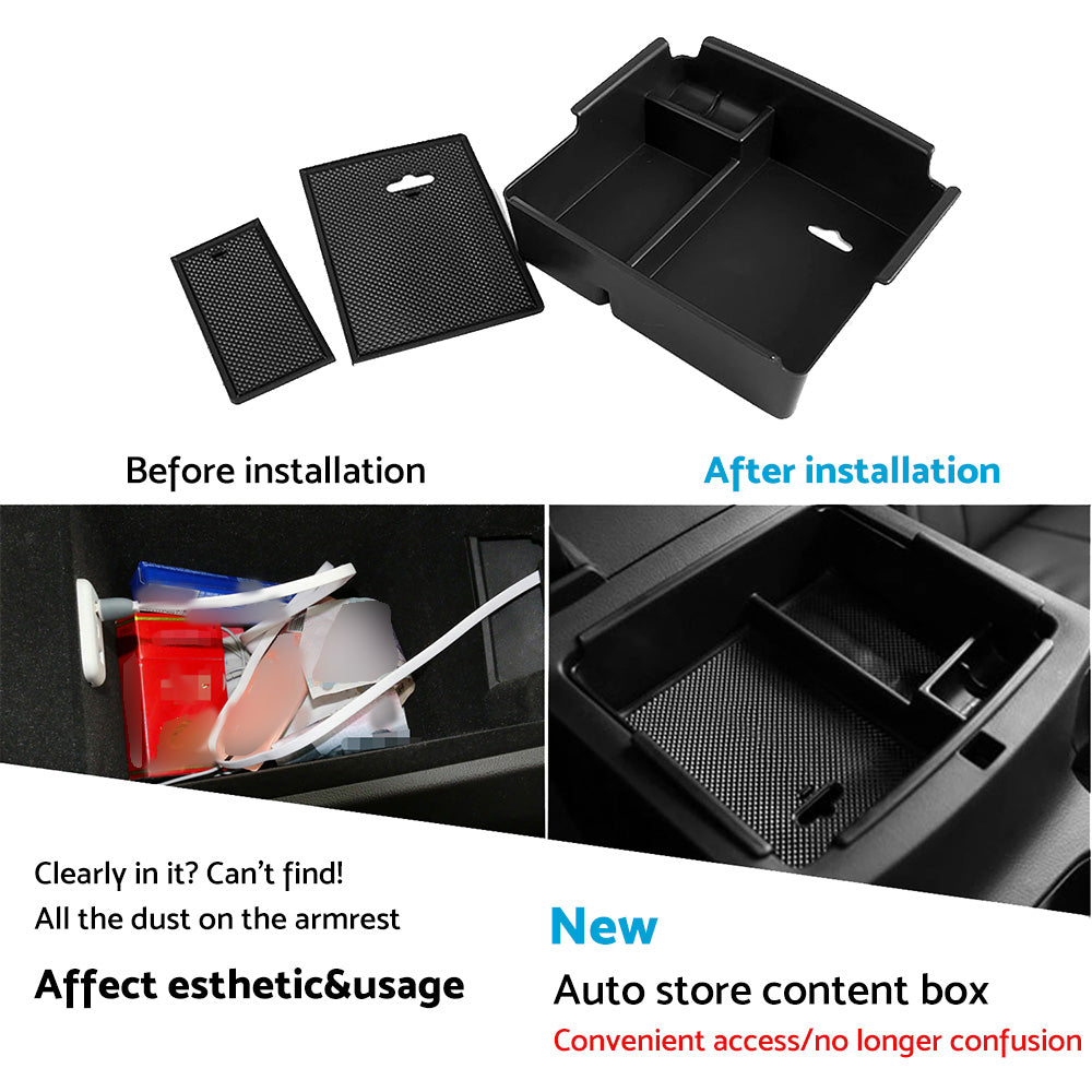 Center Console Armrest Storage Box Tray Suitable For SsangYong Musso 2019-2022