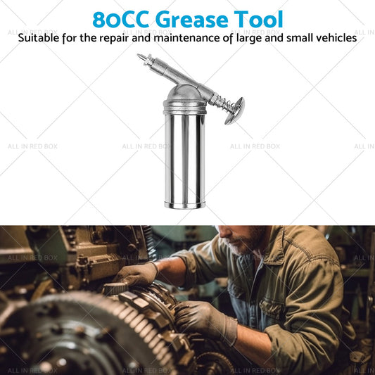 Metal Grease Gun For Chainsaw Chain Bar Sprocket Nose and Brushcutter Head Bearing