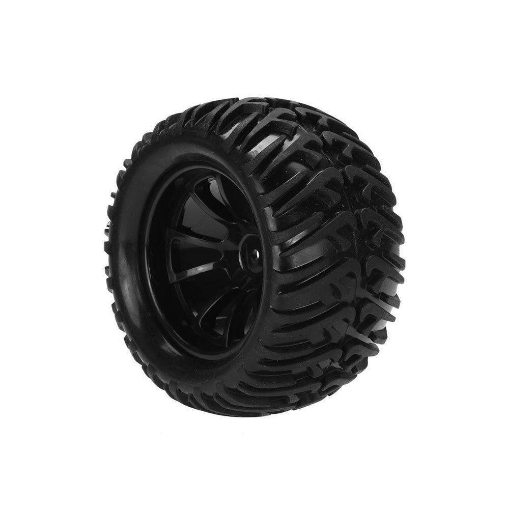 4x Wheel Rim & Tires Suitable For HSP 1:10 Monster Truck RC Car 12mm Hub