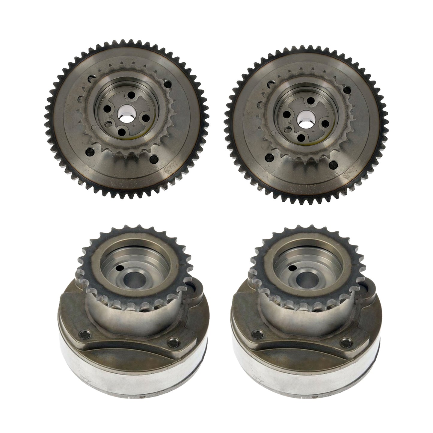 2x VVT Cam Gears Exhaust & Intake Suitable For Ford Explorer Lincoln MKX F-150 3.5L 4.6L 5.4L
