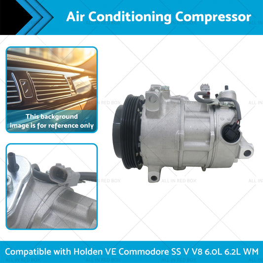 Air Conditioning Compressor Suitablefor Holden VE Commodore SS V V8 6. 0L 6. 2L WM