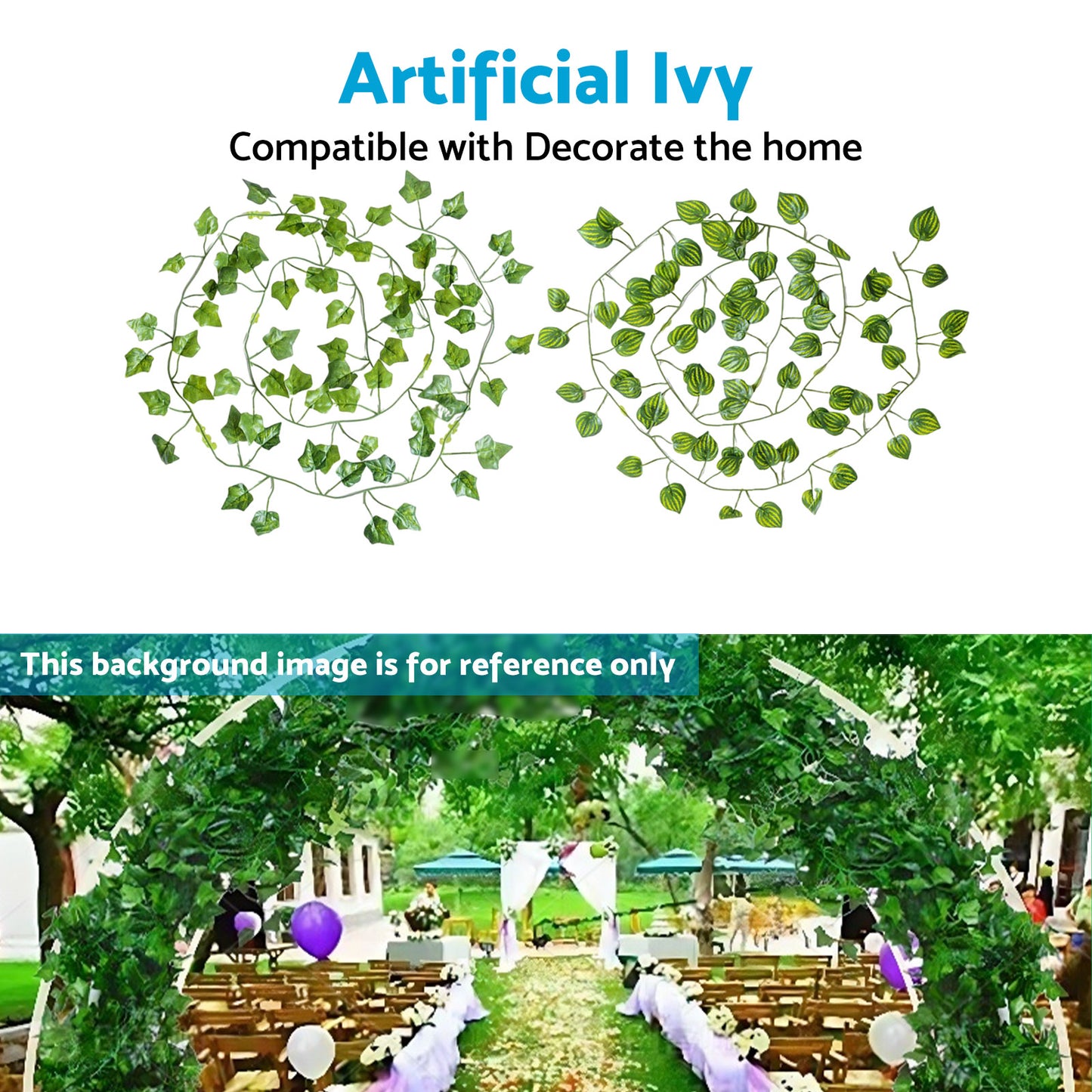 {{ 12x2M Green Plastic Leaf Foliage Artificial Ivy Suitable For Decorating Homes 12x2M Green Plastic Leaves }} - Buy Car Parts Online at {{ Kaka Auto Parts }}.