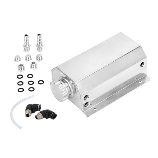 Universal Aluminum 2L Coolant Radiator Overflow Recovery Water Tank Bottle Suitable For Cars