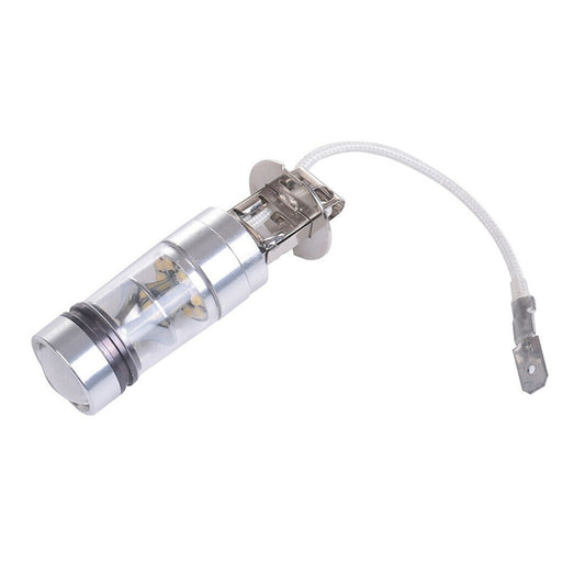 2x H3 100W High Power LED Cree Headlight & Fog Driving Light Bulbs Suitable For Car