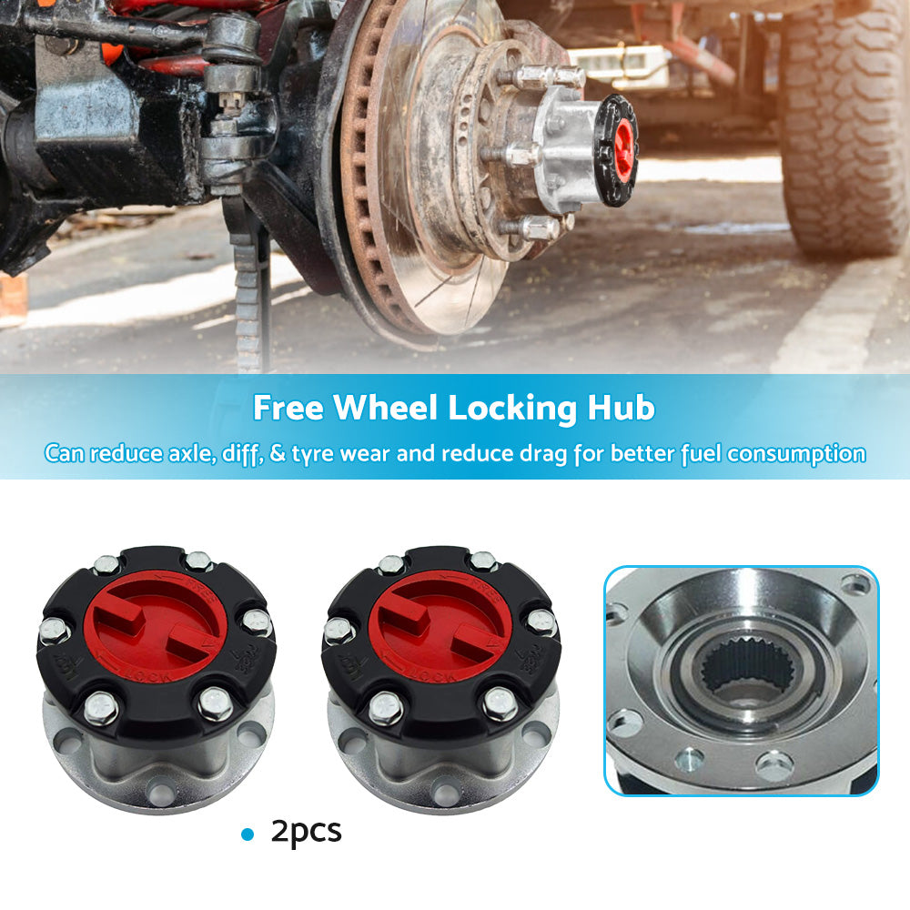 {{ Free Wheel Locking Hub Set Suitable For Hilux RZN169 RZN174 VZN167 VZN172 97-05 }} - Buy Car Parts Online at {{ Kaka Auto Parts }}.