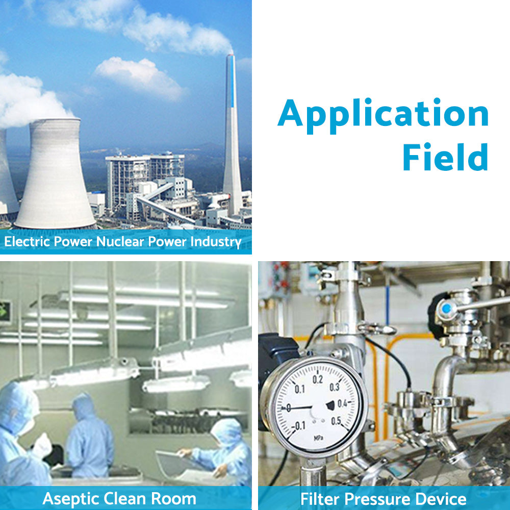 Digital Differential Manometer Air Pressure Meter 0-103.42kPa