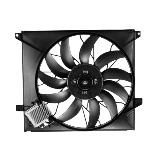 Radiator Cooling Fan with Shroud Suitable For Mercedes M-Class W163 ML500 2001-2005