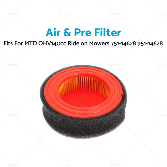 Air and Pre Filter For MTD OHV140cc Ride on Mowers 751-14628 951-14628