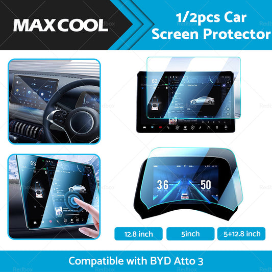 Tempered Glass Screen Protector Center Control Suitable for BYD Atto3 Dolphin