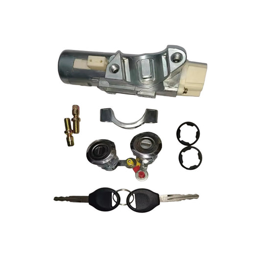 Door Lock Key Ignition Barrel Set Suitable for Nissan Patrol GU Y61 Ute 2000-17