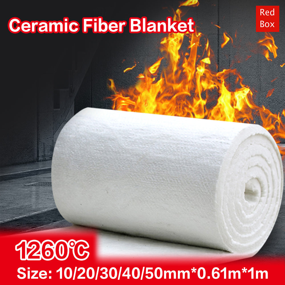 {{ Ceramic Fiber Blanket High Temperature Thermal Fireproof Insulation Mat 0. 61M*1M }} - Buy Car Parts Online at {{ Kaka Auto Parts }}.