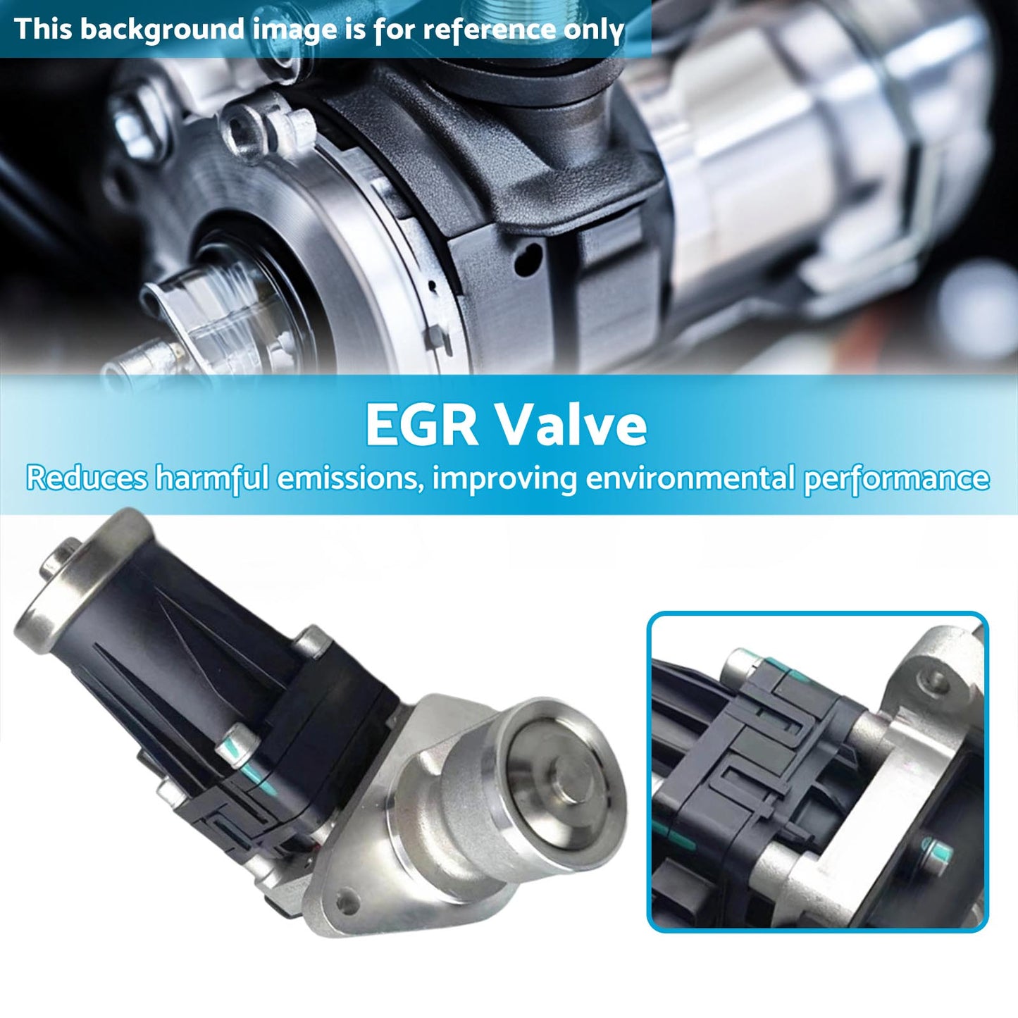 {{ EGR Valve Suitable For LDV T60 Ute 2.8L Diesel SK8C SC28R150Q5 2017 on }} - Buy Car Parts Online at {{ Kaka Auto Parts }}.