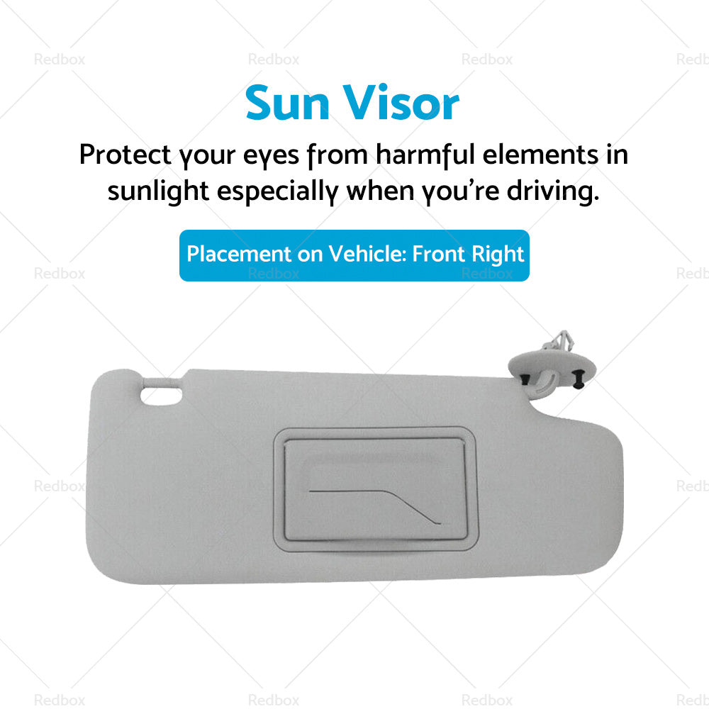 {{ Sun Visor Driver Right Side Suitable For Holden Barina TM 2011-2018 95327507 }} - Buy Car Parts Online at {{ Kaka Auto Parts }}.