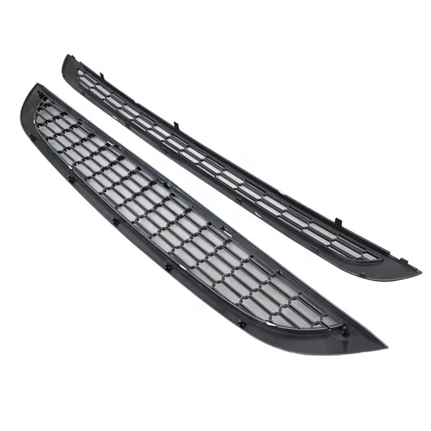 2x Honeycomb Mesh Front Grill Suitable For Mini Cooper R50 / R52 / R53 2002-2006