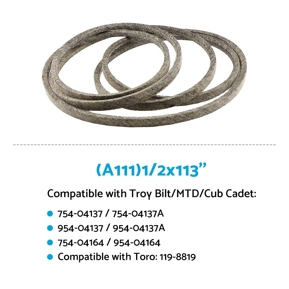 {{ Belt Suitable For Toro 42 inch Selected Models TimeCutter Ride On Mowers 119-8819 }} - Buy Car Parts Online at {{ Kaka Auto Parts }}.