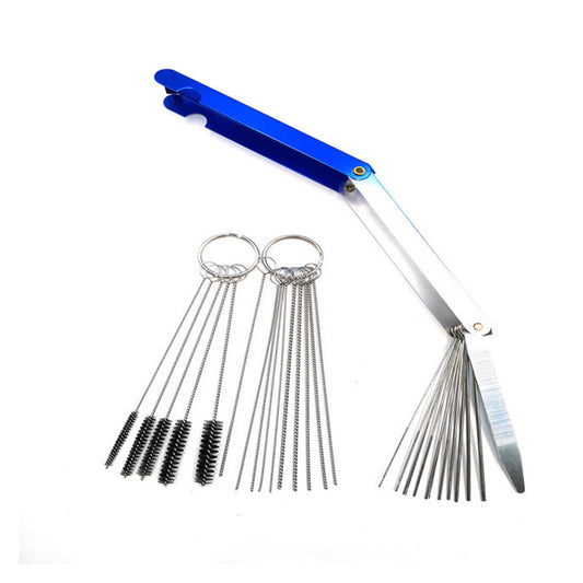 Carburetor Carb Jet Cleaning Tool Wire Brush Cleaner For Motorcycle ATV W Brush