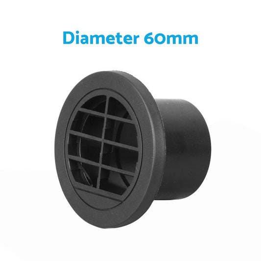 60mm,Diesel Heater Ducting Warm Air Vent Directional Outlet or Suitable For Webasto