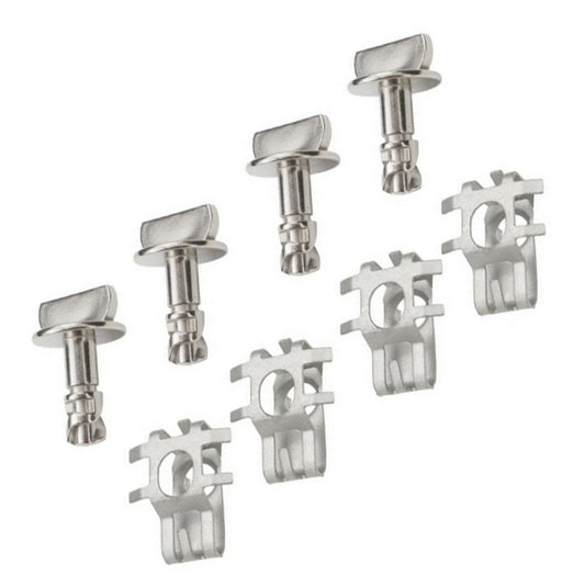 4x Engine Shield Cover Thumb Pins And Nuts Suitable For Ford F-150 Edge Explorer