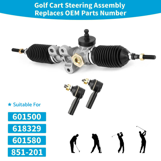 Golf Cart Steering Gear Box Assembly Suitable For EZGO RXV 2008 on 603865 604614