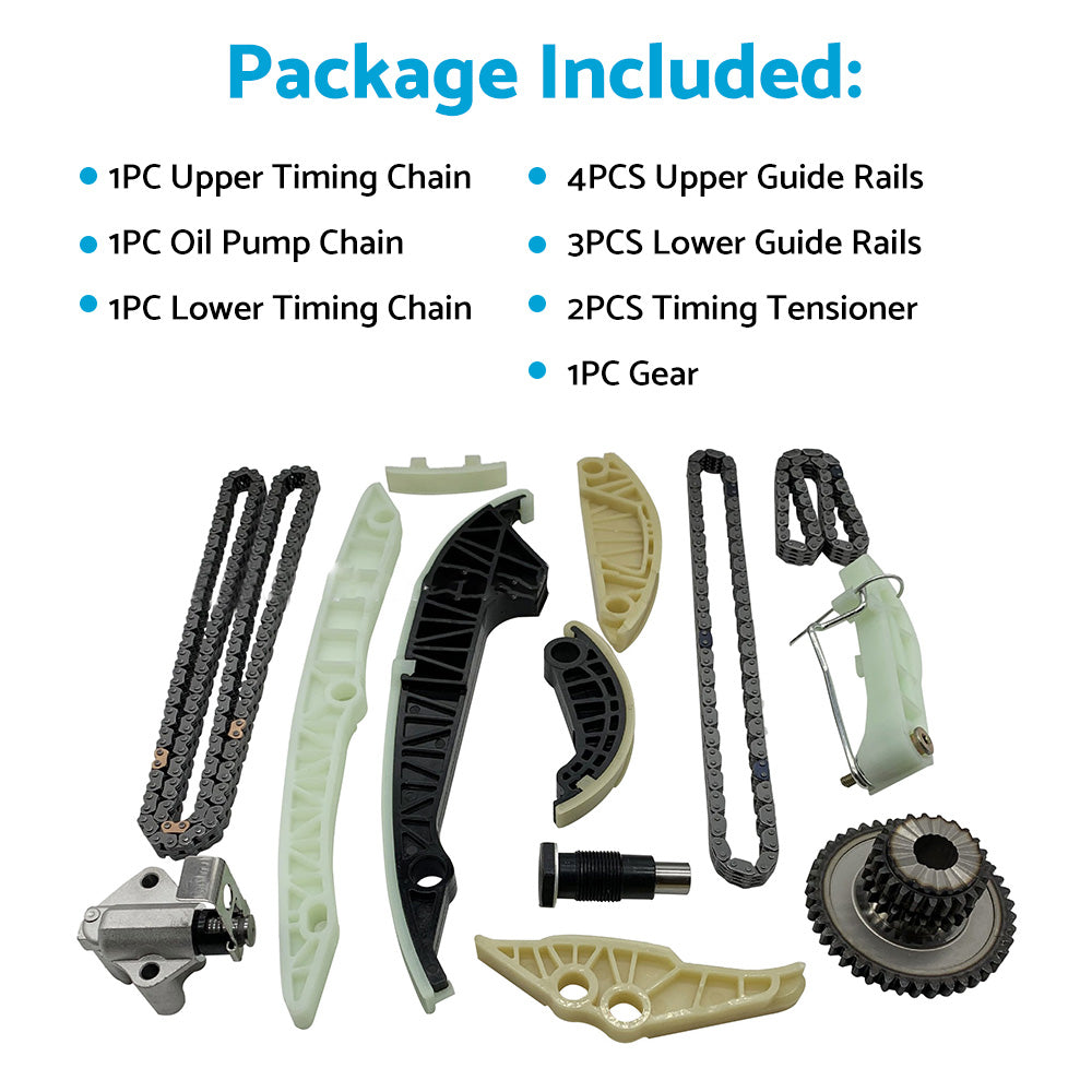 Timing Chain Kit Suitable For Audi A3 / A4 / A5 / A6 and VW Golf / Eos / Passat / Skoda 1.8 / 2.0