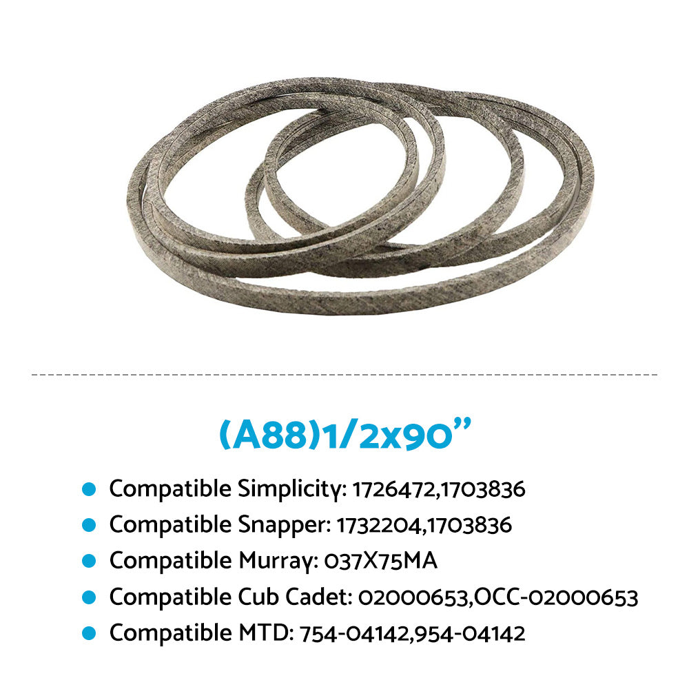 Belt Suitable For 38inch Cut Husqvarna Mcculloch Ride on Mowers MC16H38ST 193214